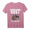 Kinder Einschulung Geschenk Jungen Feuerwehr Auto Schulkind 2021 T-Shirt - Lustiges Geschenk für den Schulstart & Feuerwehrfans