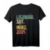 12 Jahre Geburtstag T-Shirt Geschenk - Legendär Seit 2009 Vintage Shirt für Jungen und Mädchen, Perfektes Geburtstagsgeschenk