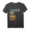12 Jahre Geburtstag T-Shirt Geschenk - Legendär Seit 2009 Vintage Shirt für Jungen und Mädchen, Perfektes Geburtstagsgeschenk