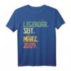 12 Jahre Geburtstag T-Shirt Geschenk - Legendär Seit 2009 Vintage Shirt für Jungen und Mädchen, Perfektes Geburtstagsgeschenk