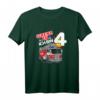 Kinder Feuerwehr Feuerwehrauto Feuerwehrmann T-Shirt zum 4. Geburtstag – Perfekt als Geschenk und Party-Outfit für Feuerwehrliebhaber