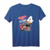 Kinder Feuerwehr Feuerwehrauto Feuerwehrmann T-Shirt zum 4. Geburtstag – Perfekt als Geschenk und Party-Outfit für Feuerwehrliebhaber