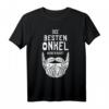 Bester Onkel 2022 Bart Bartträger Patenonkel Geburtstag T-Shirt – Perfektes Geschenk für den coolen Onkel mit Vollbart