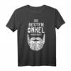 Bester Onkel 2022 Bart Bartträger Patenonkel Geburtstag T-Shirt – Perfektes Geschenk für den coolen Onkel mit Vollbart