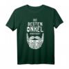 Bester Onkel 2022 Bart Bartträger Patenonkel Geburtstag T-Shirt – Perfektes Geschenk für den coolen Onkel mit Vollbart