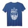 Bester Onkel 2022 Bart Bartträger Patenonkel Geburtstag T-Shirt – Perfektes Geschenk für den coolen Onkel mit Vollbart