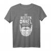 Bester Onkel 2022 Bart Bartträger Patenonkel Geburtstag T-Shirt – Perfektes Geschenk für den coolen Onkel mit Vollbart