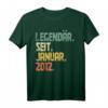 10 Jahre Geburtstag Geschenk - Legendär Seit Januar 2012 Vintage T-Shirt für Jungen und Mädchen