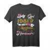 HapDeer Geschenk Juli 1981 Jungen Mädchen Design - Lustiges Retro Vintage T-Shirt für Männer und Frauen zum Jubiläum