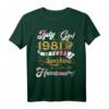 HapDeer Geschenk Juli 1981 Jungen Mädchen Design - Lustiges Retro Vintage T-Shirt für Männer und Frauen zum Jubiläum