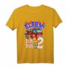 Kinder Geburtstagsshirt 2 Jahre Feuerwehrauto - Lustiges Geschenk für Jungen zum 2. Geburtstag, Geburtstagsparty & Kindergarten