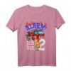 Kinder Geburtstagsshirt 2 Jahre Feuerwehrauto - Lustiges Geschenk für Jungen zum 2. Geburtstag, Geburtstagsparty & Kindergarten