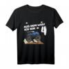 Kinder Monster Truck T-Shirt zum 4. Geburtstag für Jungen & Mädchen – Lustiges Geburtstagsoutfit für Kindergeburtstage, Kindergarten & Spielplatz