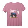 Kinder Monster Truck T-Shirt zum 4. Geburtstag für Jungen & Mädchen – Lustiges Geburtstagsoutfit für Kindergeburtstage, Kindergarten & Spielplatz