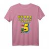 Kinder Hurra ich bin schon 5. Geburtstag Junge Superheld T-Shirt - Lustiges Geschenk für den fünften Geburtstag & Geburtstagsoutfit