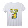 Kinder Hurra ich bin schon 5. Geburtstag Junge Superheld T-Shirt - Lustiges Geschenk für den fünften Geburtstag & Geburtstagsoutfit