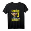 Kinder Endlich 1 jetzt wird gerockt Kindergeburtstag Geschenkidee T-Shirt - Lustiges Rockmusik Motiv für den ersten Geburtstag von Jungen und Mädchen