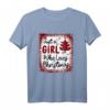 Gebleichter Damen-Pyjama 'Just A Girl Who Loves Christmas' - Lustiges Festtagsoutfit für Damen, Mädchen & Teenager, Perfekt für Weihnachten, Urlaub & Geschenk