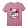 Gebleichter Damen-Pyjama 'Just A Girl Who Loves Christmas' - Lustiges Festtagsoutfit für Damen, Mädchen & Teenager, Perfekt für Weihnachten, Urlaub & Geschenk