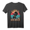 Kinder Bääm Geburtstag T-Shirt - Ich bin 5. Dabbing Motiv für Jungen & Mädchen, Perfekt als Geschenk & für Kindergeburtstag