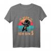 Kinder Bääm Geburtstag T-Shirt - Ich bin 5. Dabbing Motiv für Jungen & Mädchen, Perfekt als Geschenk & für Kindergeburtstag