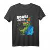 Kinder Dinosaurier T-Shirt - Ich bin schon 4 Geburtstag Dino T-Rex Geschenk für Jungen & Mädchen zum 4. Geburtstag