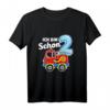Kinder Ich bin schon 2 Geburtstag Feuerwehr T-Shirt für Jungen – Perfekt für den Kindergeburtstag & Feuerwehrfans