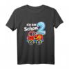Kinder Ich bin schon 2 Geburtstag Feuerwehr T-Shirt für Jungen – Perfekt für den Kindergeburtstag & Feuerwehrfans