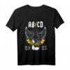 Kinder Einschulung ABCD Rocker Gitarre T-Shirt - Perfekt für Schulstart 2021, Rockmusikliebhaber & Schulband Kinder