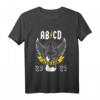 Kinder Einschulung ABCD Rocker Gitarre T-Shirt - Perfekt für Schulstart 2021, Rockmusikliebhaber & Schulband Kinder