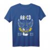 Kinder Einschulung ABCD Rocker Gitarre T-Shirt - Perfekt für Schulstart 2021, Rockmusikliebhaber & Schulband Kinder