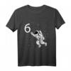 Kinder Astronaut T-Shirt zum 6. Geburtstag - Weltraum Raumschiff Geschenk für Jungen und Mädchen, lustiges Geburtstagsoutfit