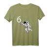 Kinder Astronaut T-Shirt zum 6. Geburtstag - Weltraum Raumschiff Geschenk für Jungen und Mädchen, lustiges Geburtstagsoutfit
