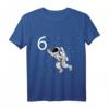 Kinder Astronaut T-Shirt zum 6. Geburtstag - Weltraum Raumschiff Geschenk für Jungen und Mädchen, lustiges Geburtstagsoutfit