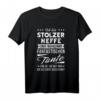 Stolzer Neffe einer wahnsinnig fantastischen Tante Geschenk T-Shirt – Lustiges Geschenk für Familie, Taufe, Geburtstag & Überraschung