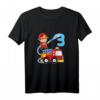 Kinder Feuerwehrauto T-Shirt zum 3. Geburtstag für Jungen - Lustiges Geschenk für Feuerwehrfans & Kindergartenoutfit