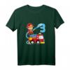 Kinder Feuerwehrauto T-Shirt zum 3. Geburtstag für Jungen - Lustiges Geschenk für Feuerwehrfans & Kindergartenoutfit