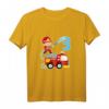 Kinder Feuerwehrauto T-Shirt zum 3. Geburtstag für Jungen - Lustiges Geschenk für Feuerwehrfans & Kindergartenoutfit