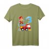 Kinder Feuerwehrauto T-Shirt zum 3. Geburtstag für Jungen - Lustiges Geschenk für Feuerwehrfans & Kindergartenoutfit