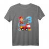 Kinder Feuerwehrauto T-Shirt zum 3. Geburtstag für Jungen - Lustiges Geschenk für Feuerwehrfans & Kindergartenoutfit