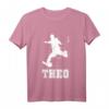Kinder Fußball T-Shirt mit Verein Namen Theo – Personalisiertes Geschenk für fußballbegeisterte Jungen, Neffen und Enkel