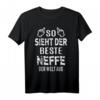 Lustiges Neffe Geschenk - Bester Neffe Welt Geschenkidee Geburtstag T-Shirt für Neffen von Onkel und Tante