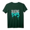 Kinder Retro Skater Boy T-Shirt – Skateboard Design für Jungen, Anfänger & Profis, Retro 80s Geschenk für Skateliebhaber