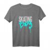 Kinder Retro Skater Boy T-Shirt – Skateboard Design für Jungen, Anfänger & Profis, Retro 80s Geschenk für Skateliebhaber