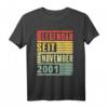Legendär seit November 2001 21. Geburtstag Vintage T-Shirt – Originelles Geschenk für Jungen, Mädchen, Neffen und Nichte zum 21. Geburtstag