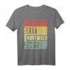 Legendär seit November 2001 21. Geburtstag Vintage T-Shirt – Originelles Geschenk für Jungen, Mädchen, Neffen und Nichte zum 21. Geburtstag