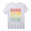 Legendär seit November 2001 21. Geburtstag Vintage T-Shirt – Originelles Geschenk für Jungen, Mädchen, Neffen und Nichte zum 21. Geburtstag