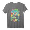 Kinder Name Paul T-Shirt mit Chamäleon Motiv - Personalisiert, bunt & perfekt zum Kindergartenbeginn, tolles Geschenk für Jungen