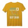 Level 13 Freigeschaltet | Legendär Seit 2008 Spieler T-Shirt – Perfektes Geschenk zum 13. Geburtstag für junge Gamer, Retro- und Arcade-Fans