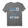 Level 13 Freigeschaltet | Legendär Seit 2008 Spieler T-Shirt – Perfektes Geschenk zum 13. Geburtstag für junge Gamer, Retro- und Arcade-Fans